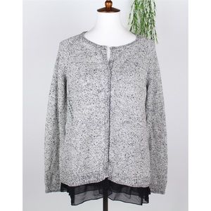 Soft Surroundings | Knit Linen Layer Cardigan